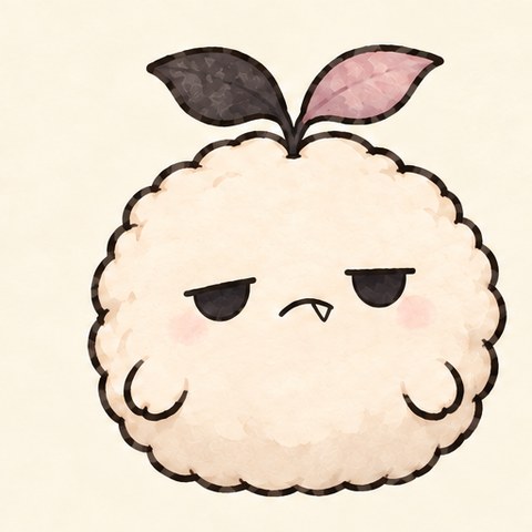 どくもこ：いつもの顔