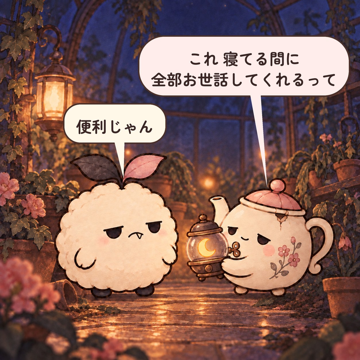 自動お世話装置「確認済みです」 2コマ目
