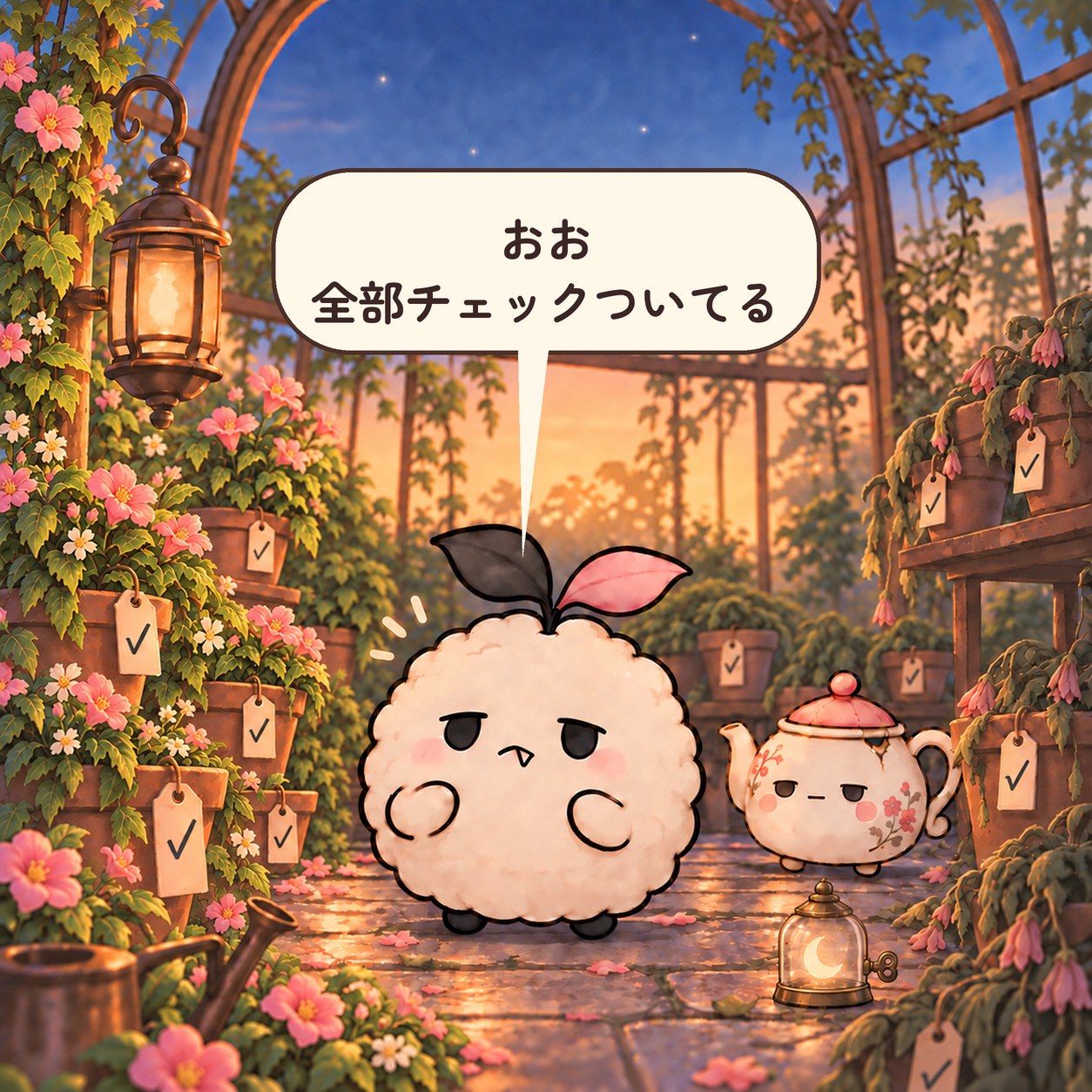 自動お世話装置「確認済みです」 3コマ目