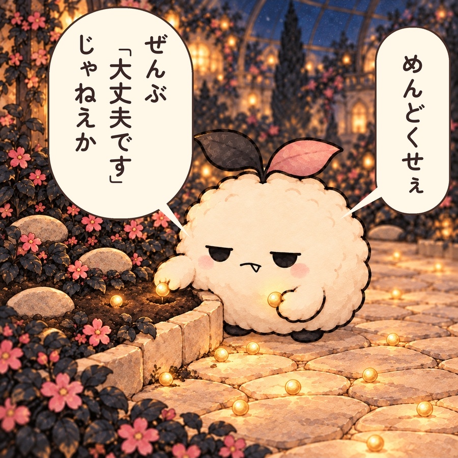 「大丈夫です」の種 2コマ目
