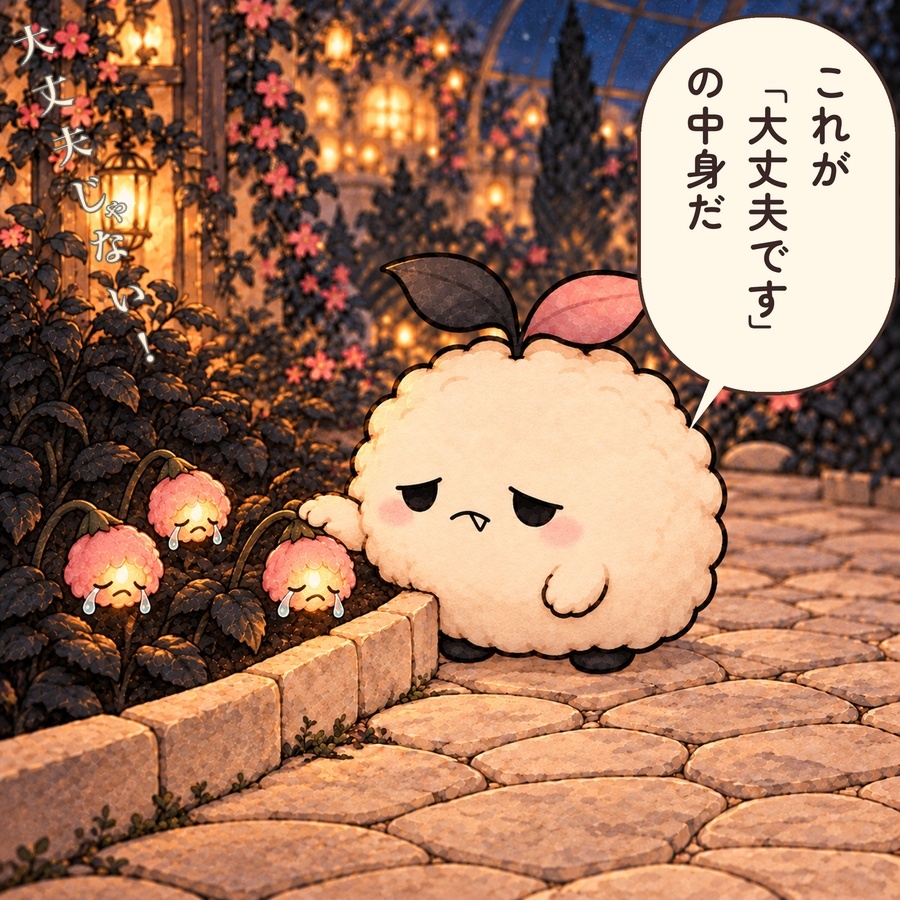 「大丈夫です」の種 4コマ目